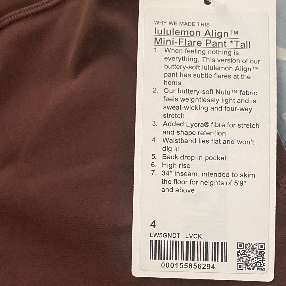 Lululemon Athletica Brown Mini-Flare Pants